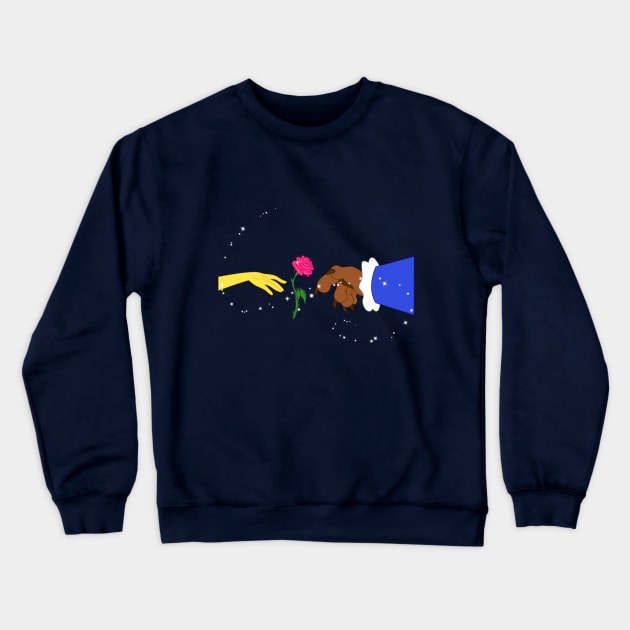 The creation of Beauty and the Beast Crewneck Sweatshirt by AndyDesigns